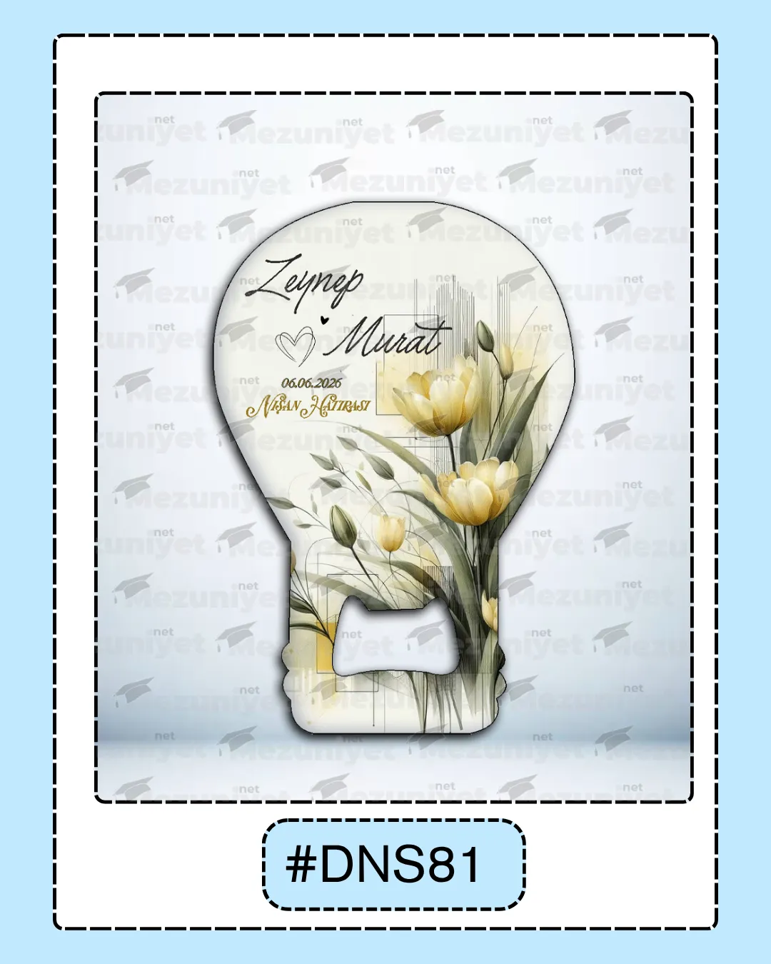 Düğün - Söz - Nikah Magnetleri - DNS81 - Mezuniyet.Net