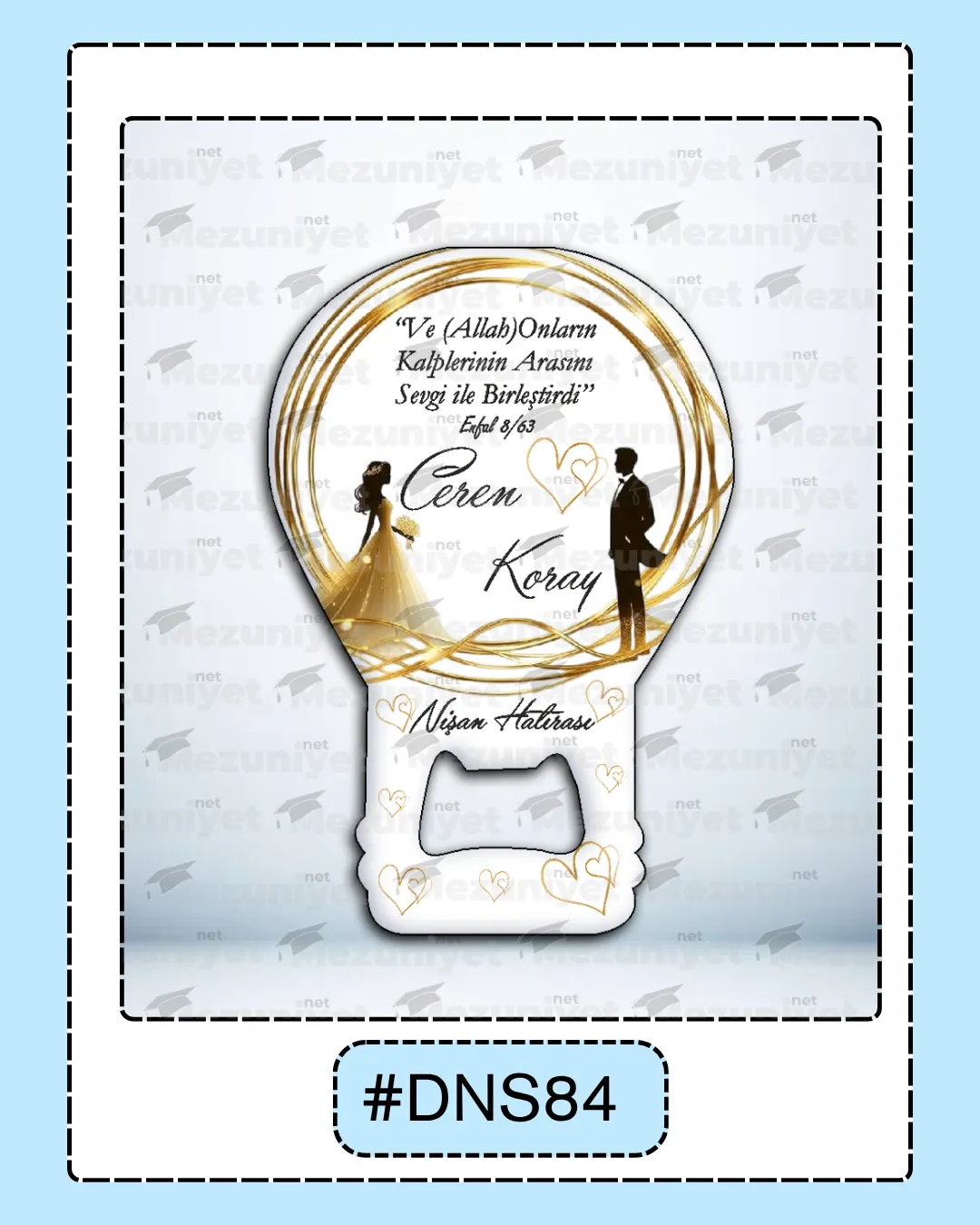 Düğün - Söz - Nikah Magnetleri - DNS84 - Mezuniyet.Net