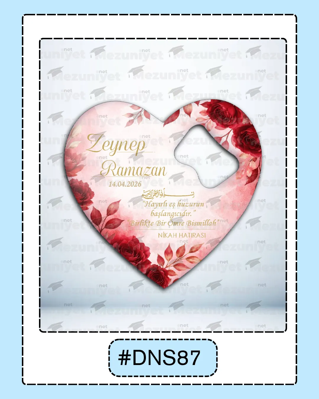Düğün - Söz - Nikah Magnetleri - DNS87 - Mezuniyet.Net