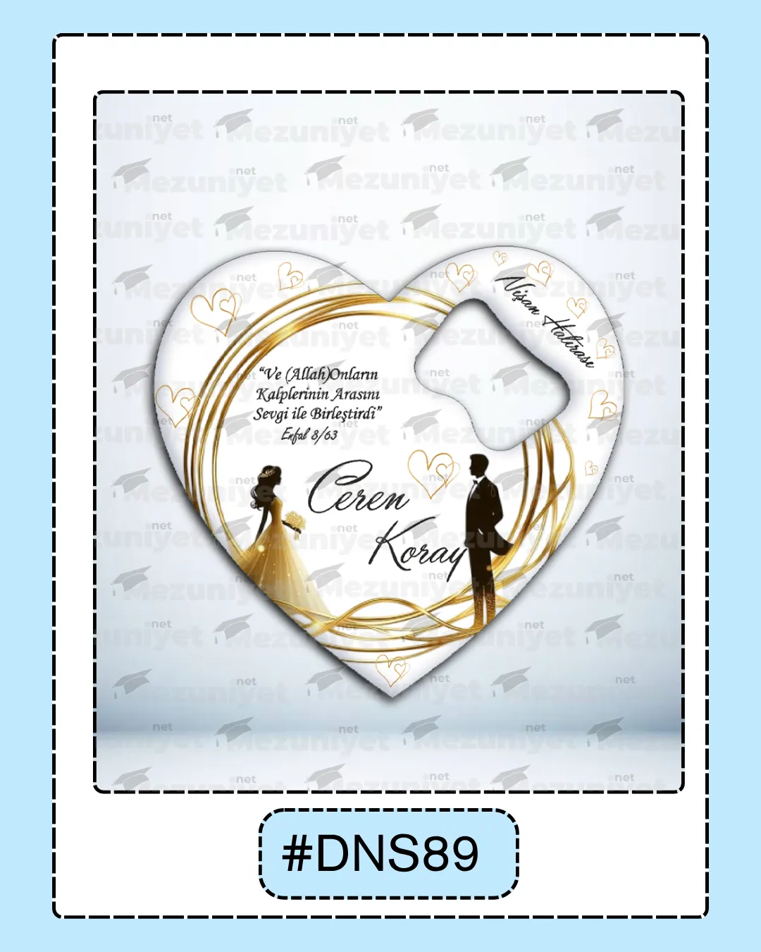 Düğün - Söz - Nikah Magnetleri - DNS89 - Mezuniyet.Net