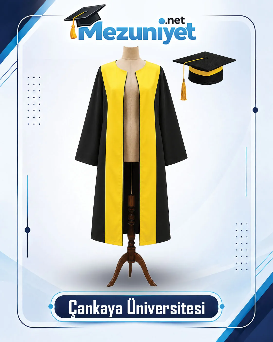 Çankaya Üniversitesi Cübbesi - Mezuniyet.Net