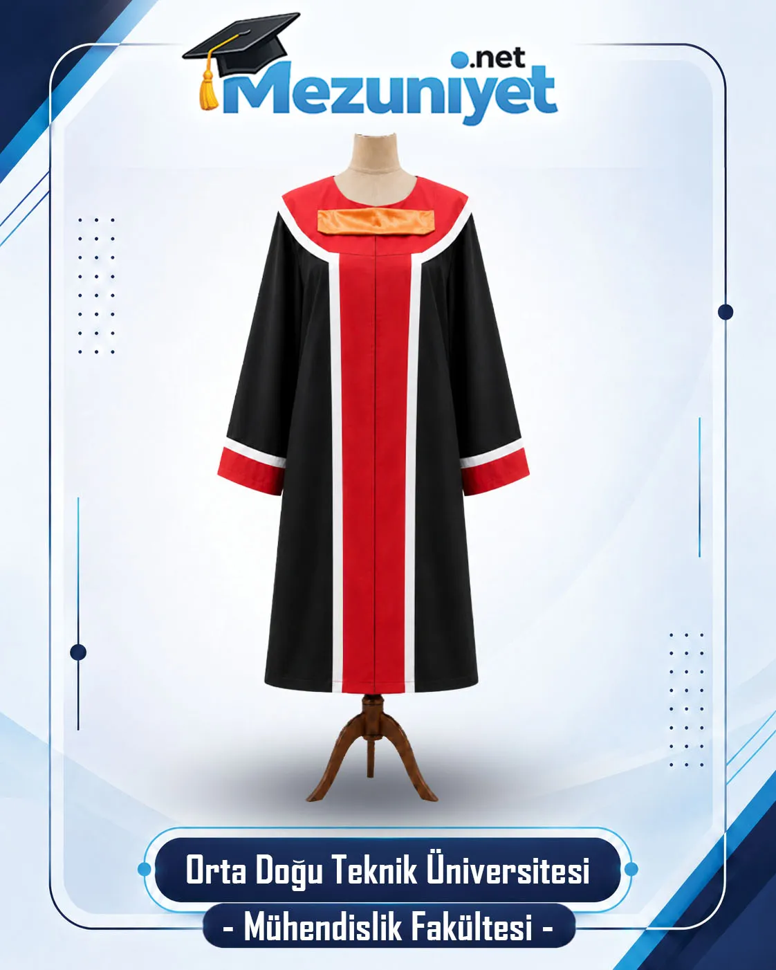 ODTÜ Mezuniyet Cübbesi - Mezuniyet.Net