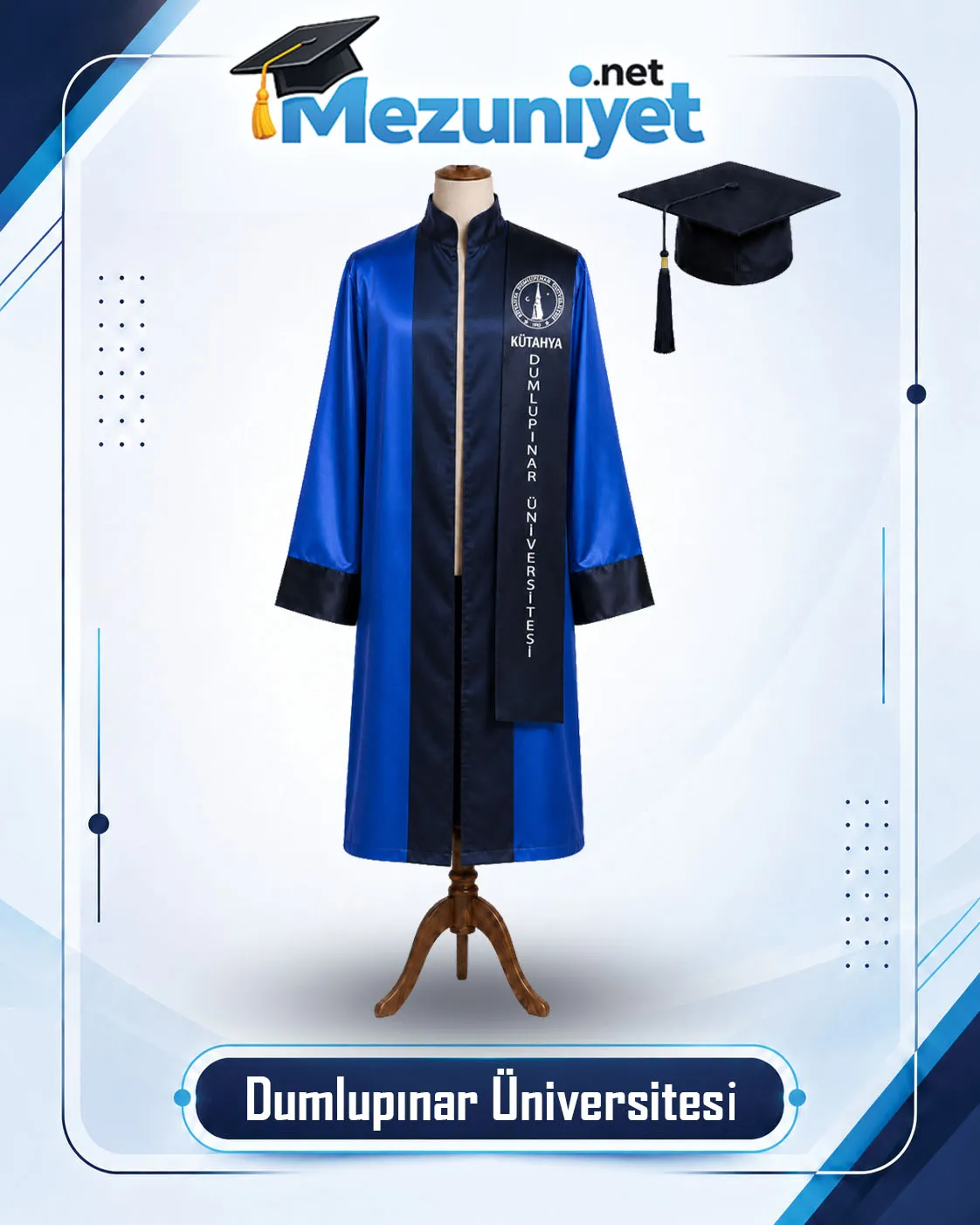 Kütahya Dumlupınar Üniversitesi Mezuniyet Cübbesi - Mezuniyet.Net