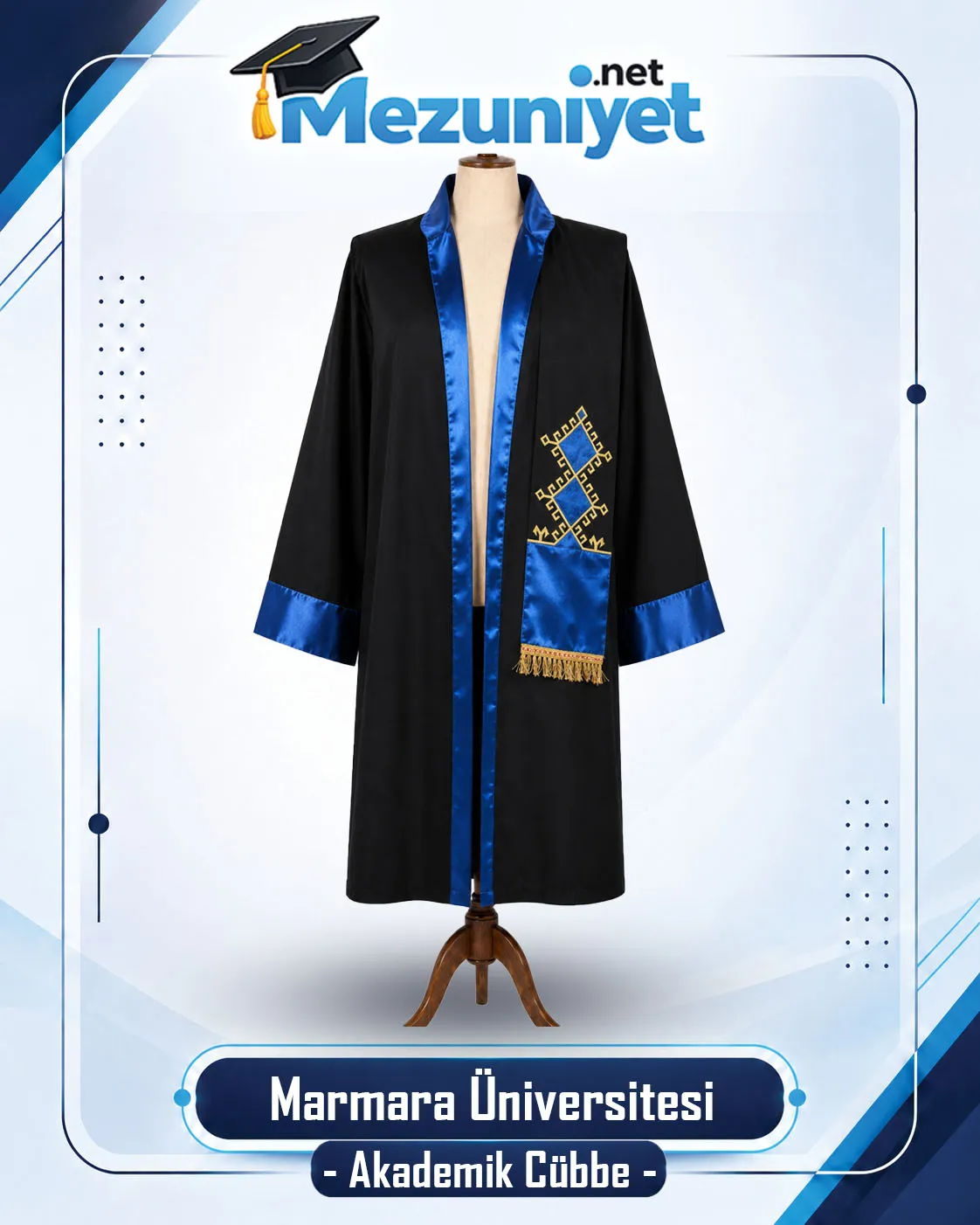Marmara Üniversitesi Akademik Cübbe - Mezuniyet.Net