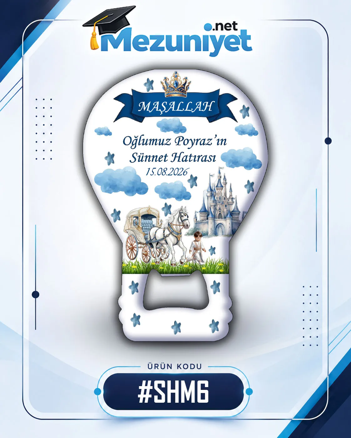 Balon Açacak Magnet - Sünnet Tasarımı - SHM6 - Mezuniyet.Net