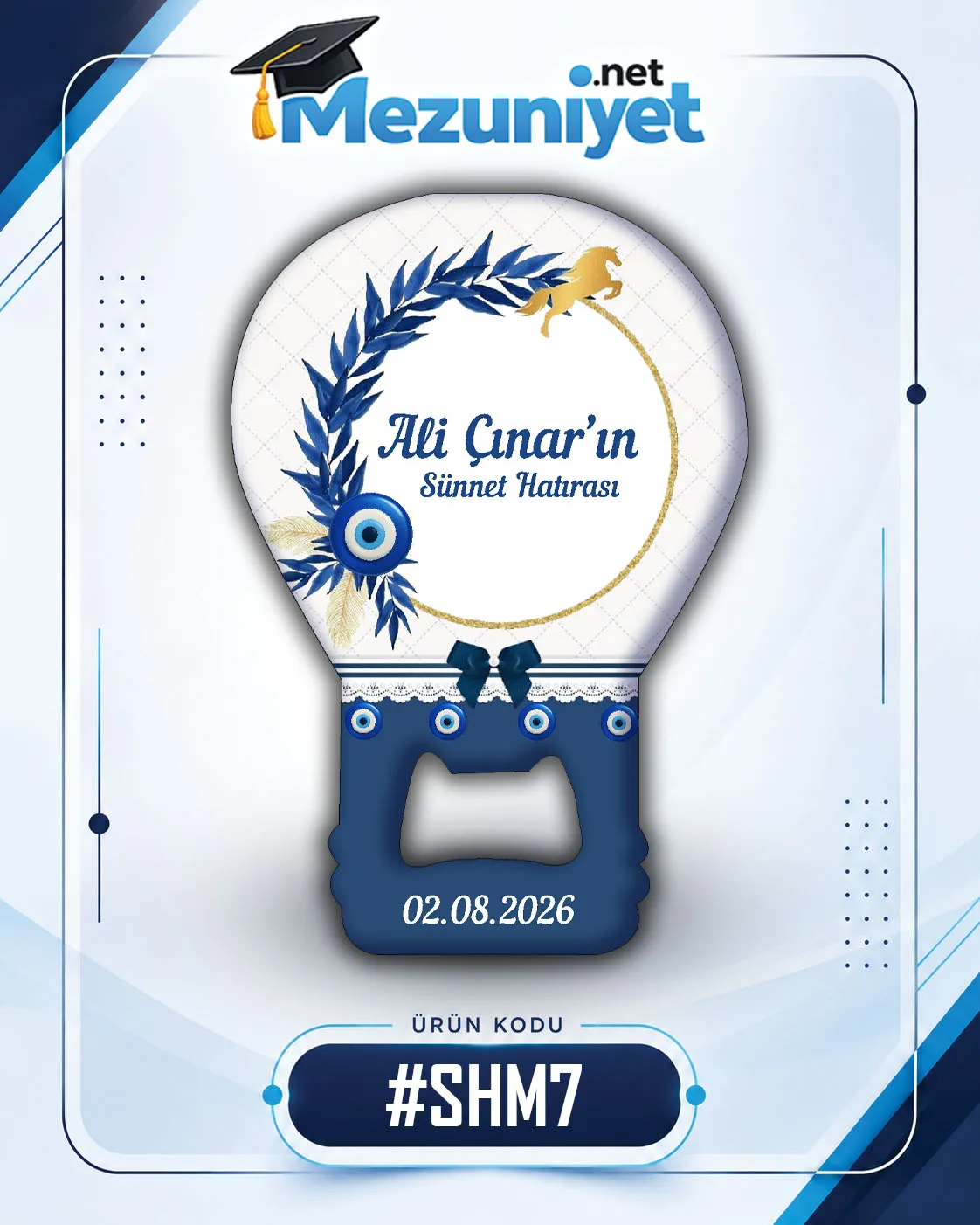 Balon Açacak Magnet - Sünnet Tasarımı - SHM7 - Mezuniyet.Net