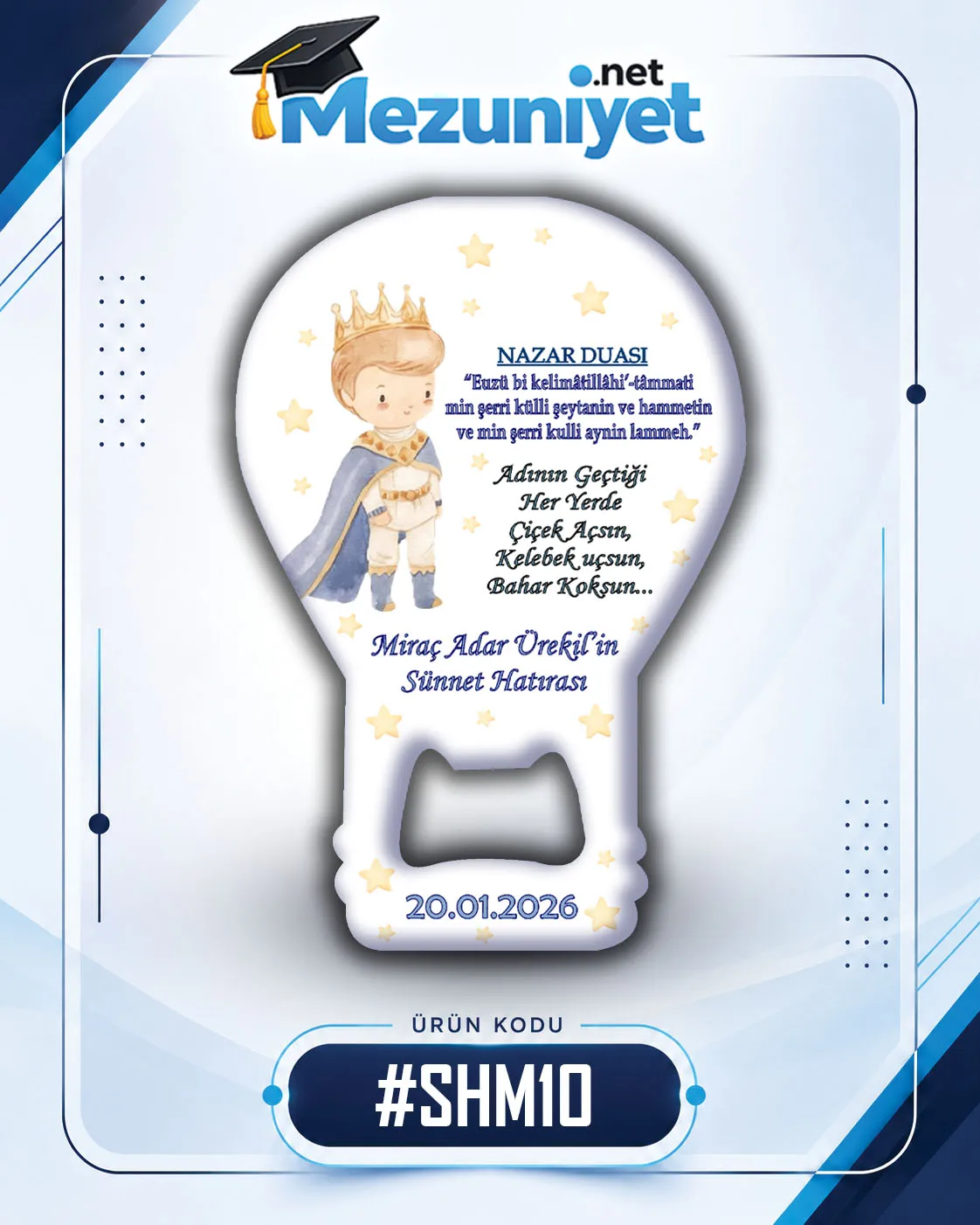 Balon Açacak Magnet - Sünnet Tasarımı - SHM10 - Mezuniyet.Net