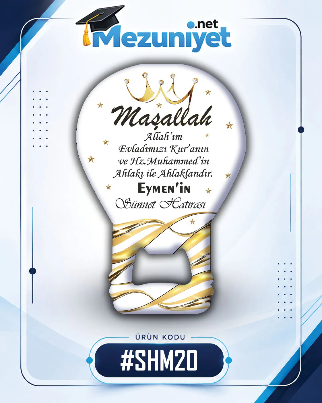 Balon Açacak Magnet - Sünnet Tasarımı - SHM20 - Mezuniyet.Net