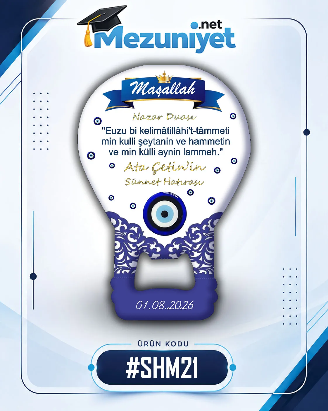 Balon Açacak Magnet - Sünnet Tasarımı - SHM21 - Mezuniyet.Net