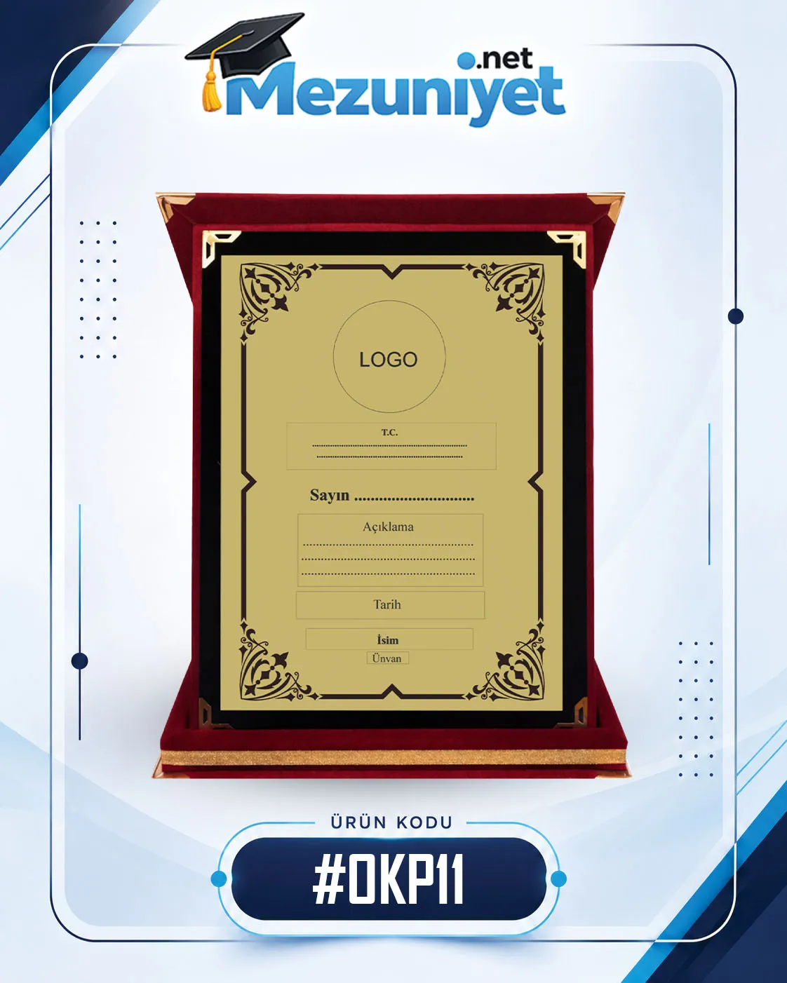 Albüm Plaket - OKP11 - Mezuniyet.Net