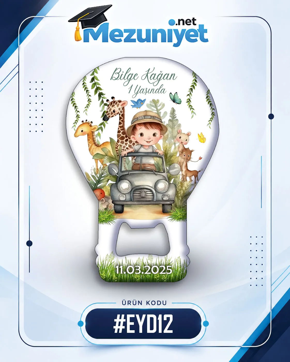 Erkek Yeni Doğan Magnetleri - EYD12 - Mezuniyet.Net