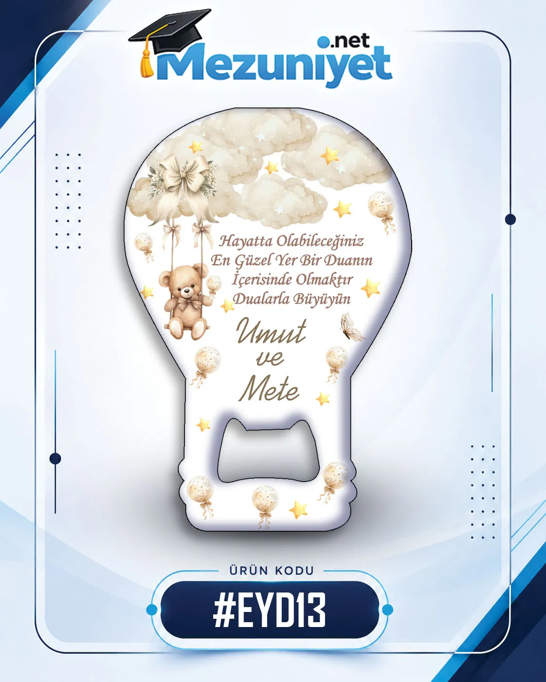 Erkek Yeni Doğan Magnetleri - EYD13 - Mezuniyet.Net