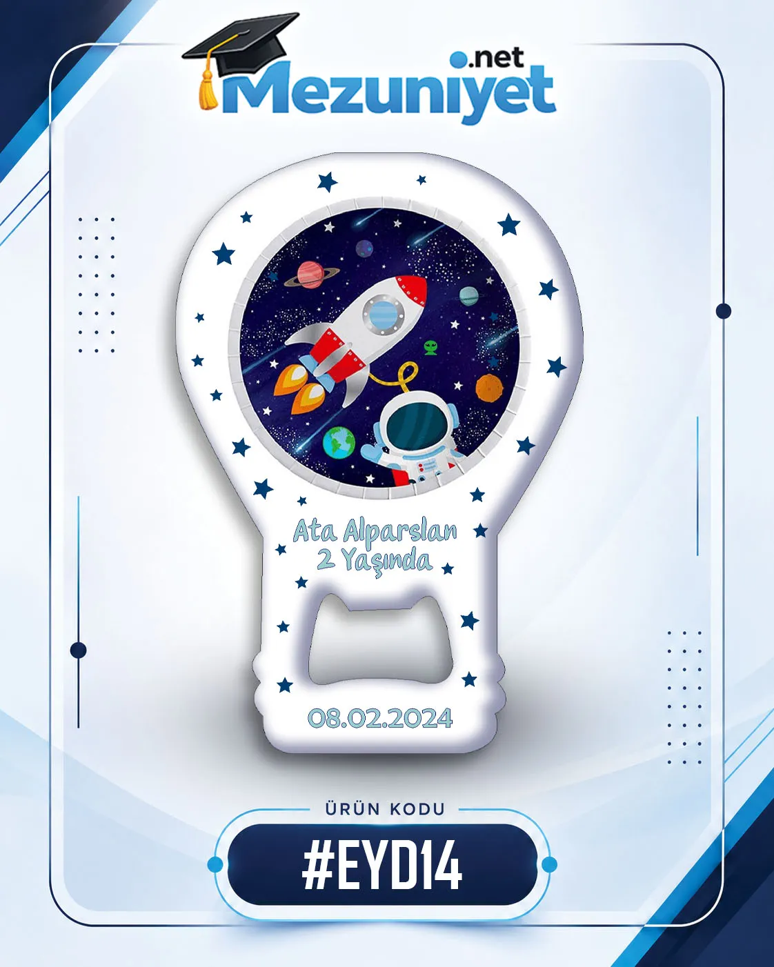 Erkek Yeni Doğan Magnetleri - EYD14 - Mezuniyet.Net