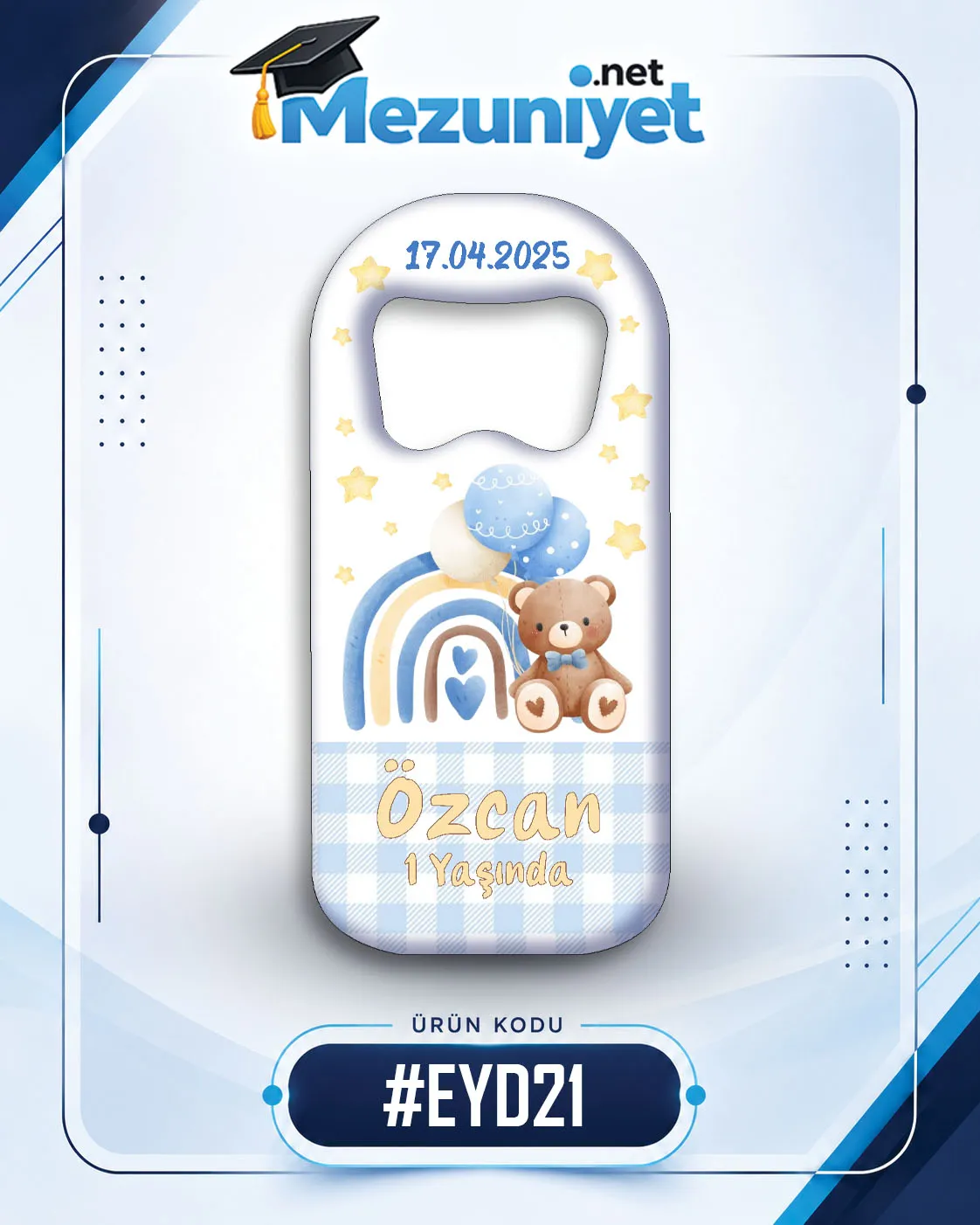 Erkek Yeni Doğan Magnetleri - EYD21 - Mezuniyet.Net
