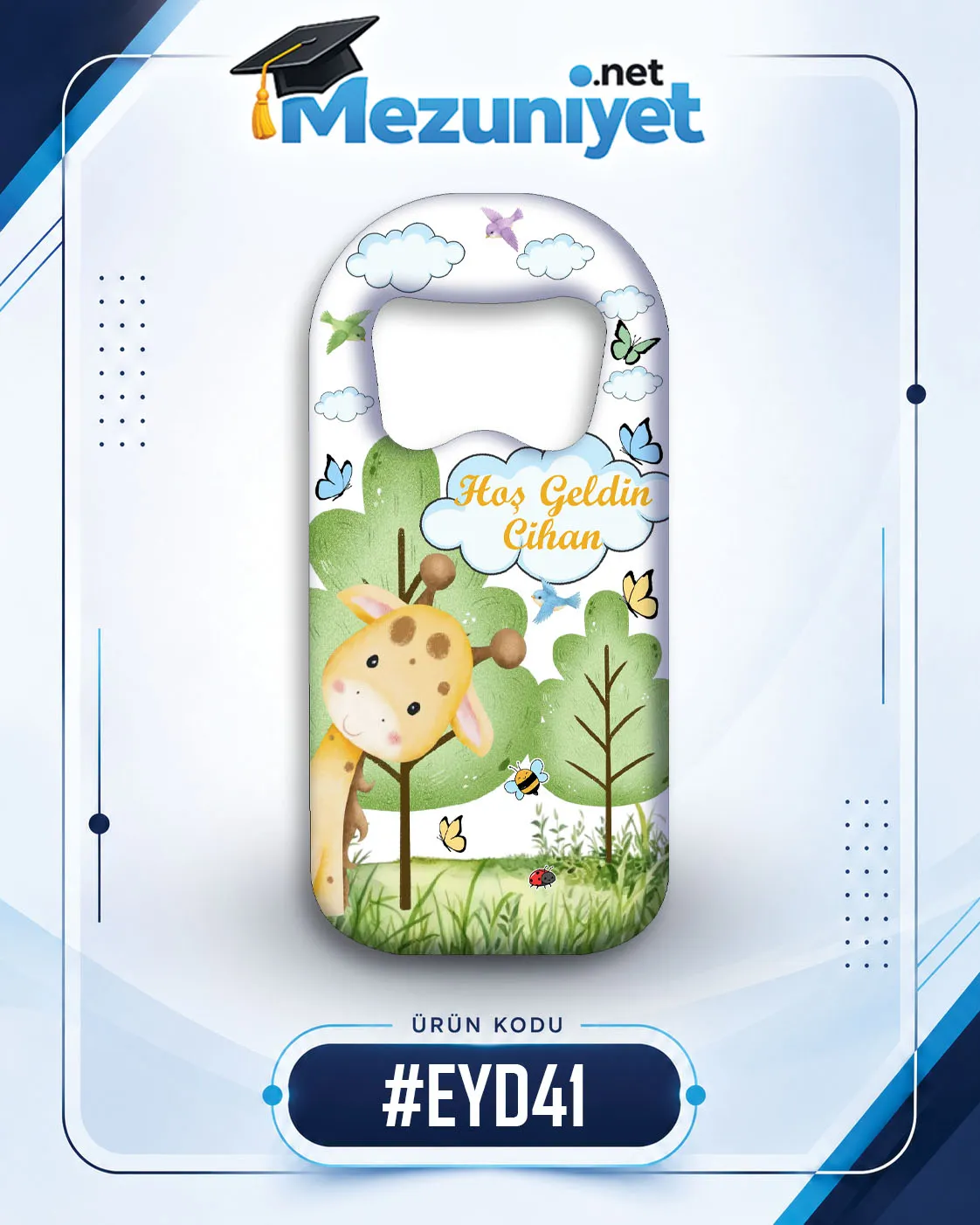 Erkek Yeni Doğan Magnetleri - EYD41 - Mezuniyet.Net
