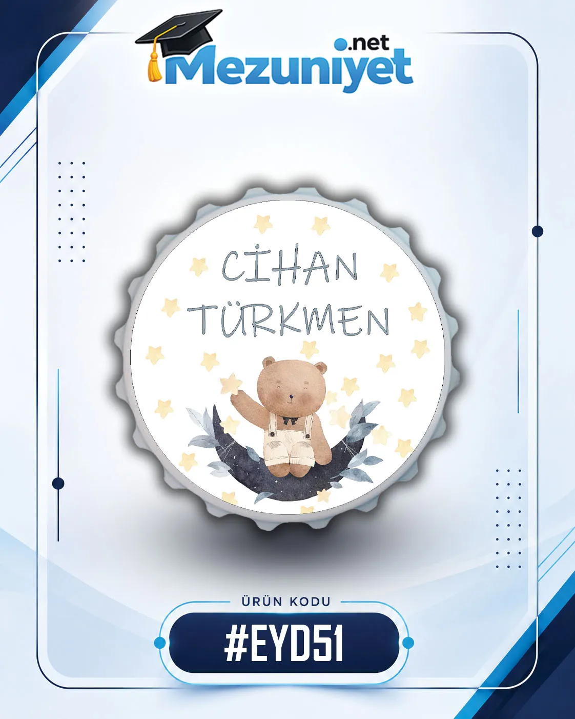Erkek Yeni Doğan Magnetleri - EYD51 - Mezuniyet.Net