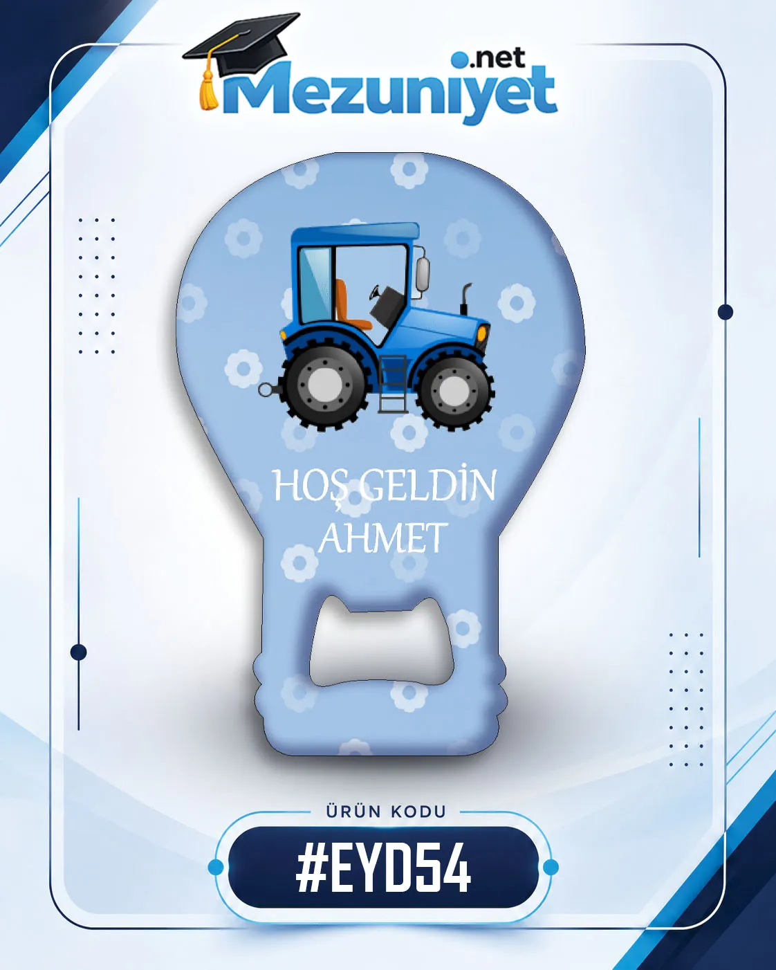 Erkek Yeni Doğan Magnetleri - EYD54 - Mezuniyet.Net