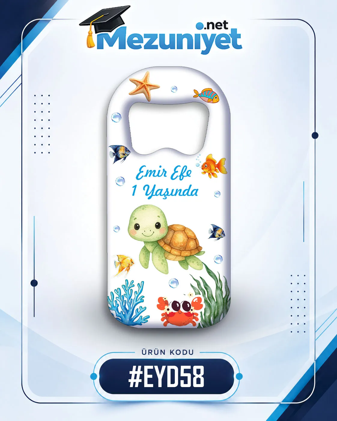 Erkek Yeni Doğan Magnetleri - EYD58 - Mezuniyet.Net
