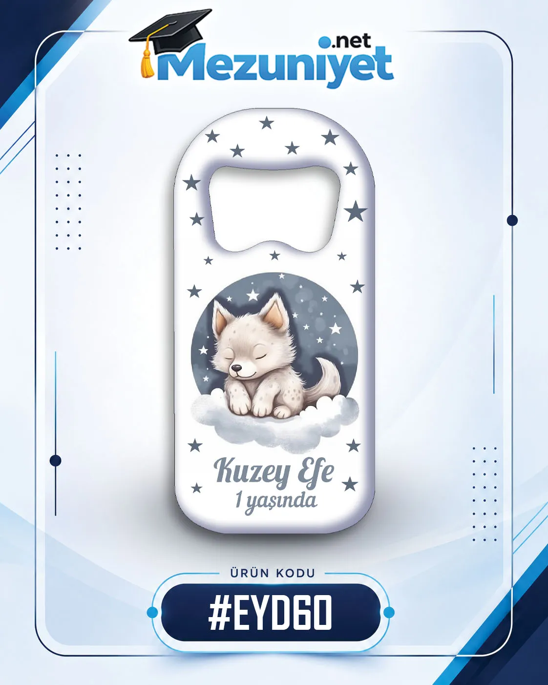 Erkek Yeni Doğan Magnetleri - EYD60 - Mezuniyet.Net