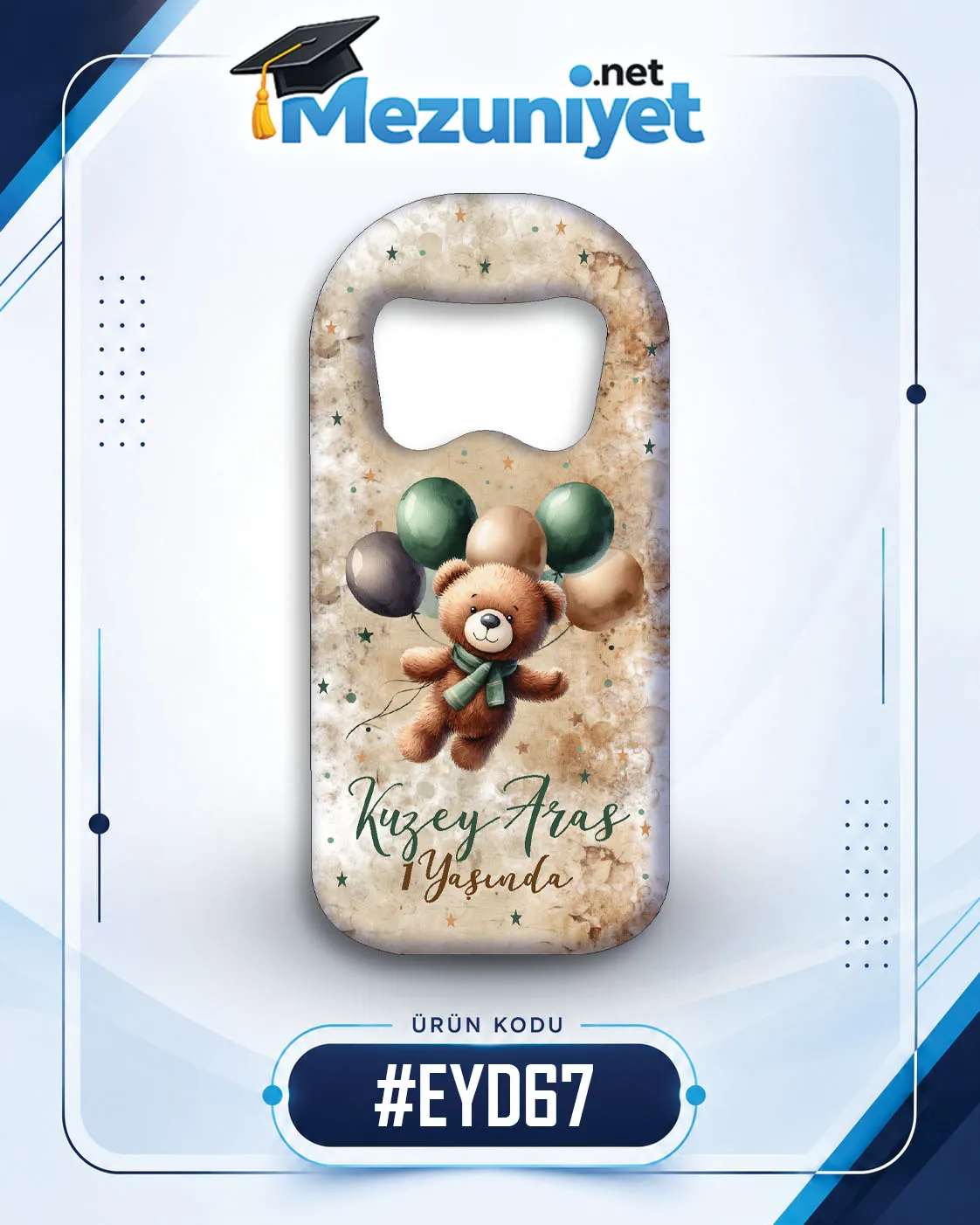 Erkek Yeni Doğan Magnetleri - EYD67 - Mezuniyet.Net