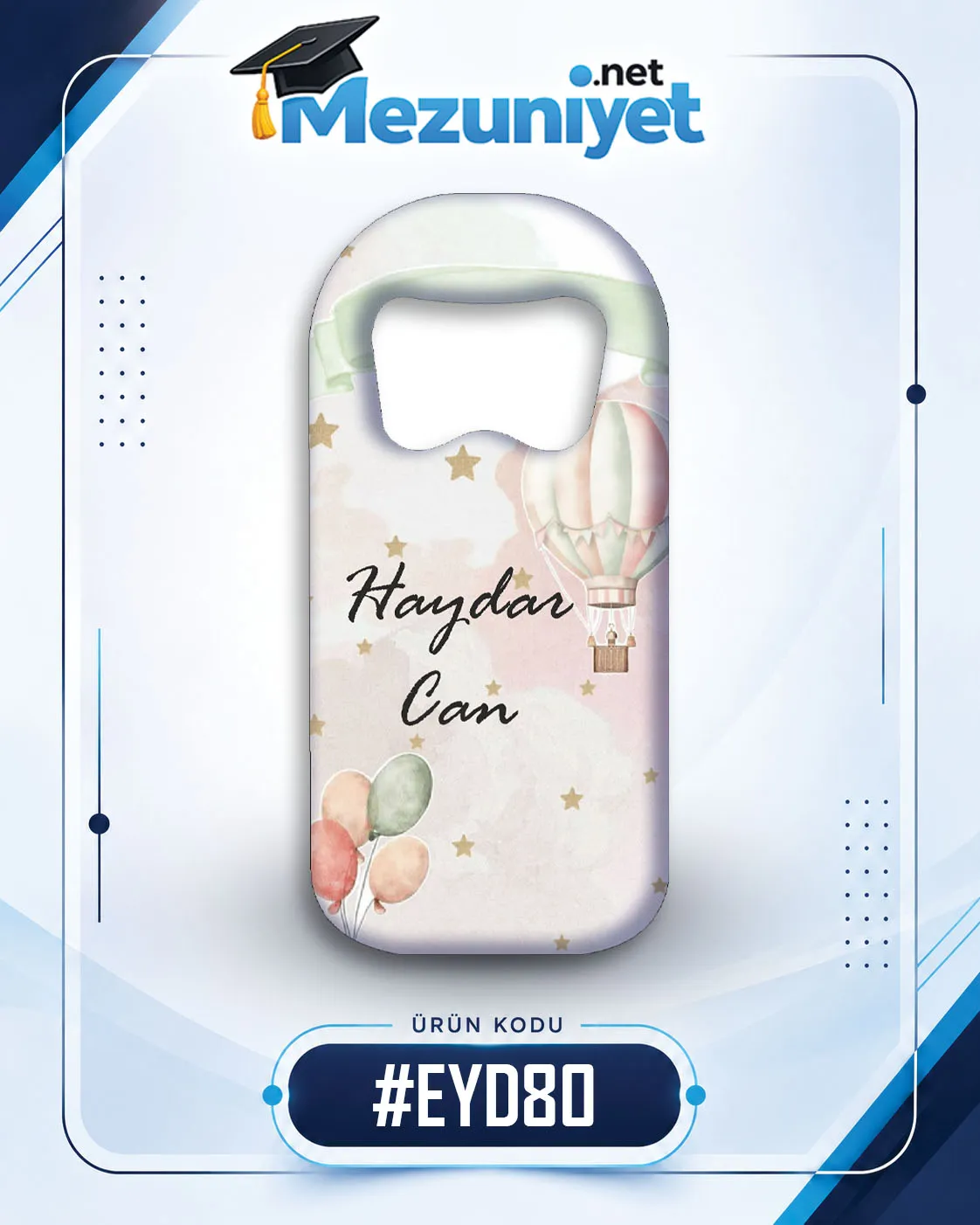 Erkek Yeni Doğan Magnetleri - EYD80 - Mezuniyet.Net