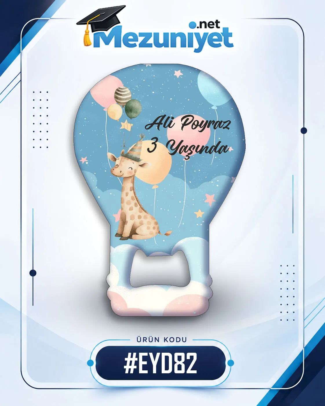 Erkek Yeni Doğan Magnetleri - EYD82 - Mezuniyet.Net