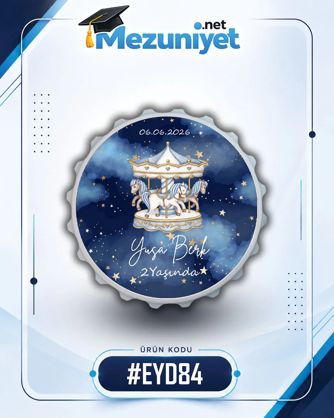 Erkek Yeni Doğan Magnetleri - EYD84 - Mezuniyet.Net