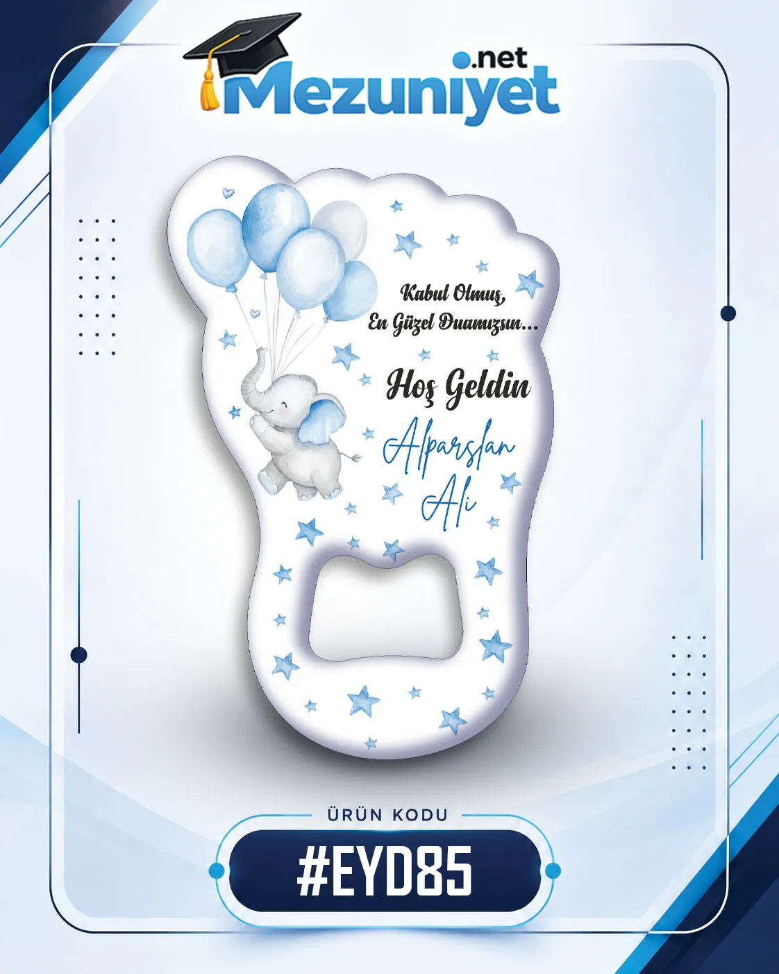 Erkek Yeni Doğan Magnetleri - EYD85 - Mezuniyet.Net