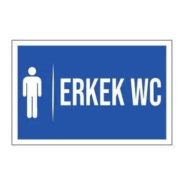 Erkek Wc Tabela 20x10 ( Dakota ) - Mezuniyet.Net