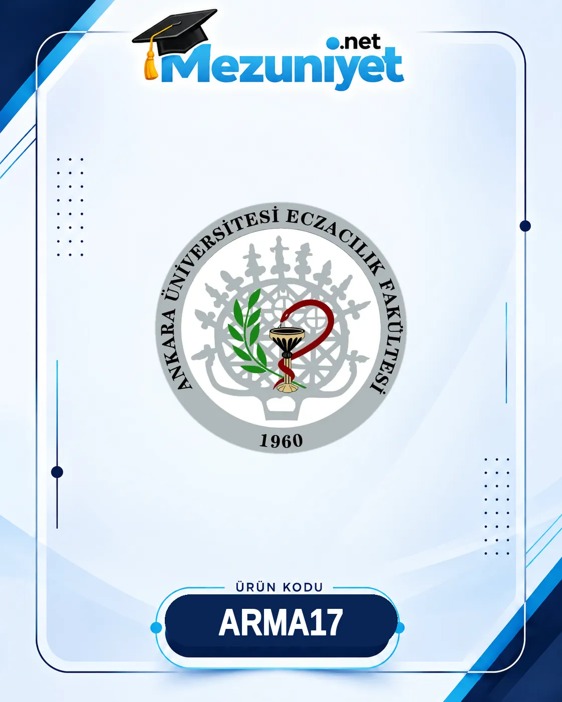 Ankara Üniversitesi Eczacılık Fakültesi Logo - Mezuniyet.Net