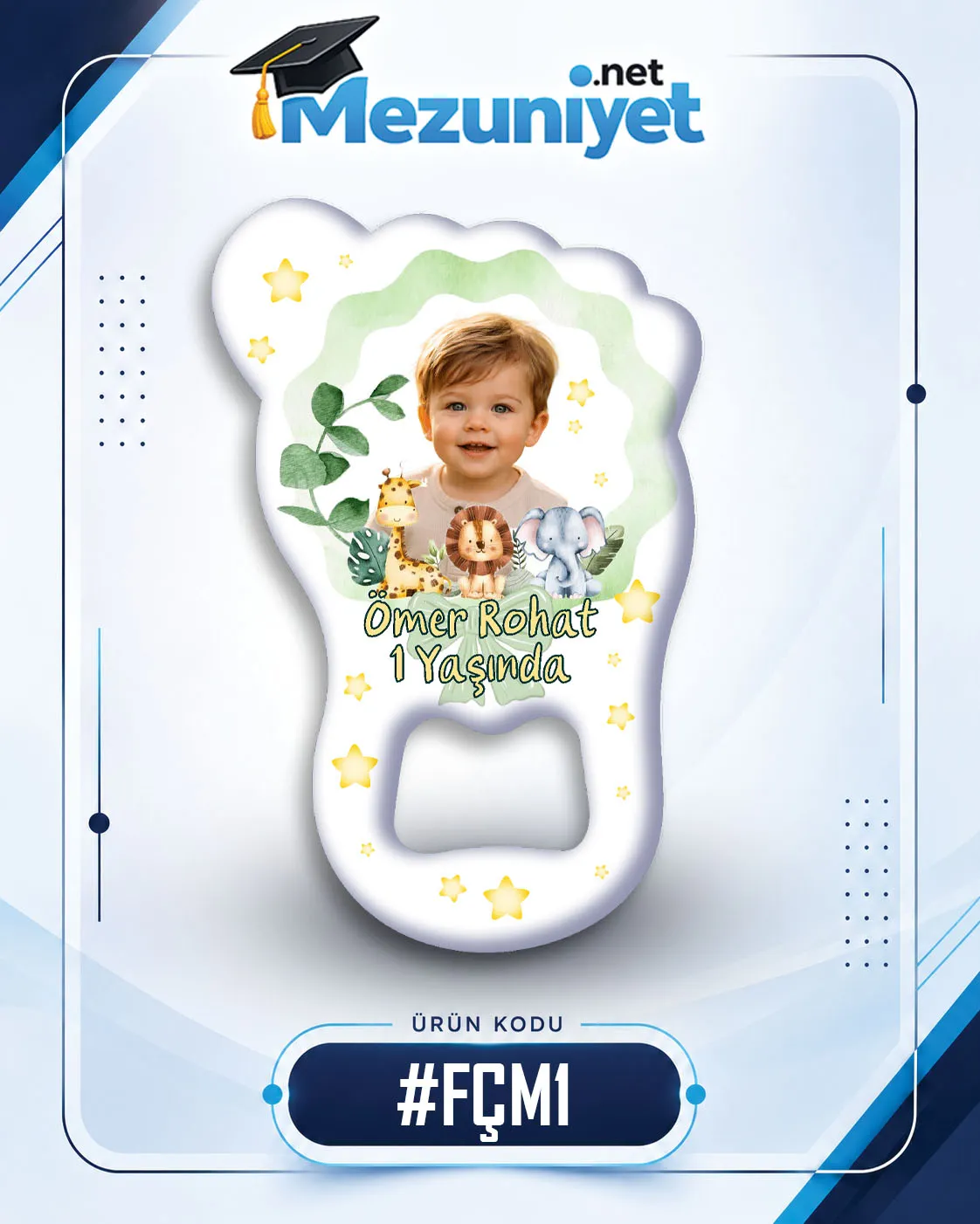 Fotoğraflı Açacak Magnetleri - FÇM1 - Mezuniyet.Net