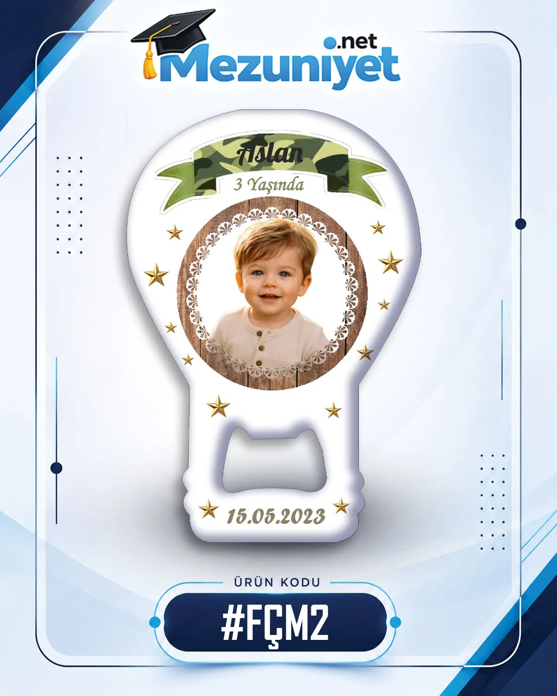 Fotoğraflı Açacak Magnetleri - FÇM2 - Mezuniyet.Net