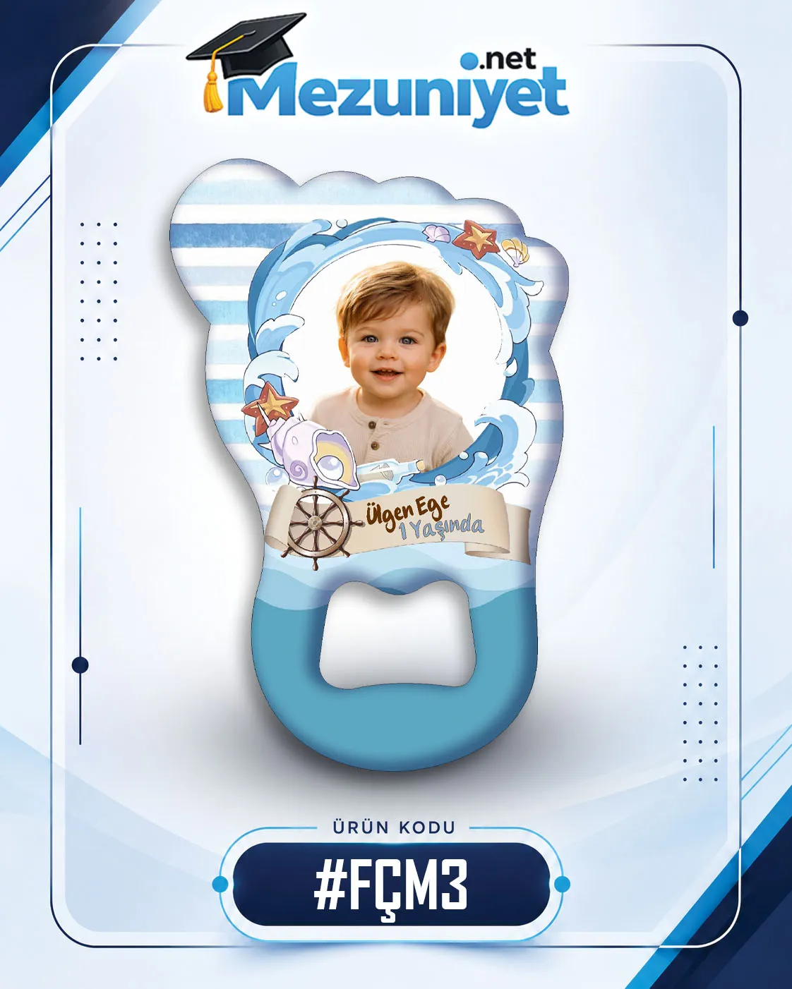 Fotoğraflı Açacak Magnetleri - FÇM3 - Mezuniyet.Net