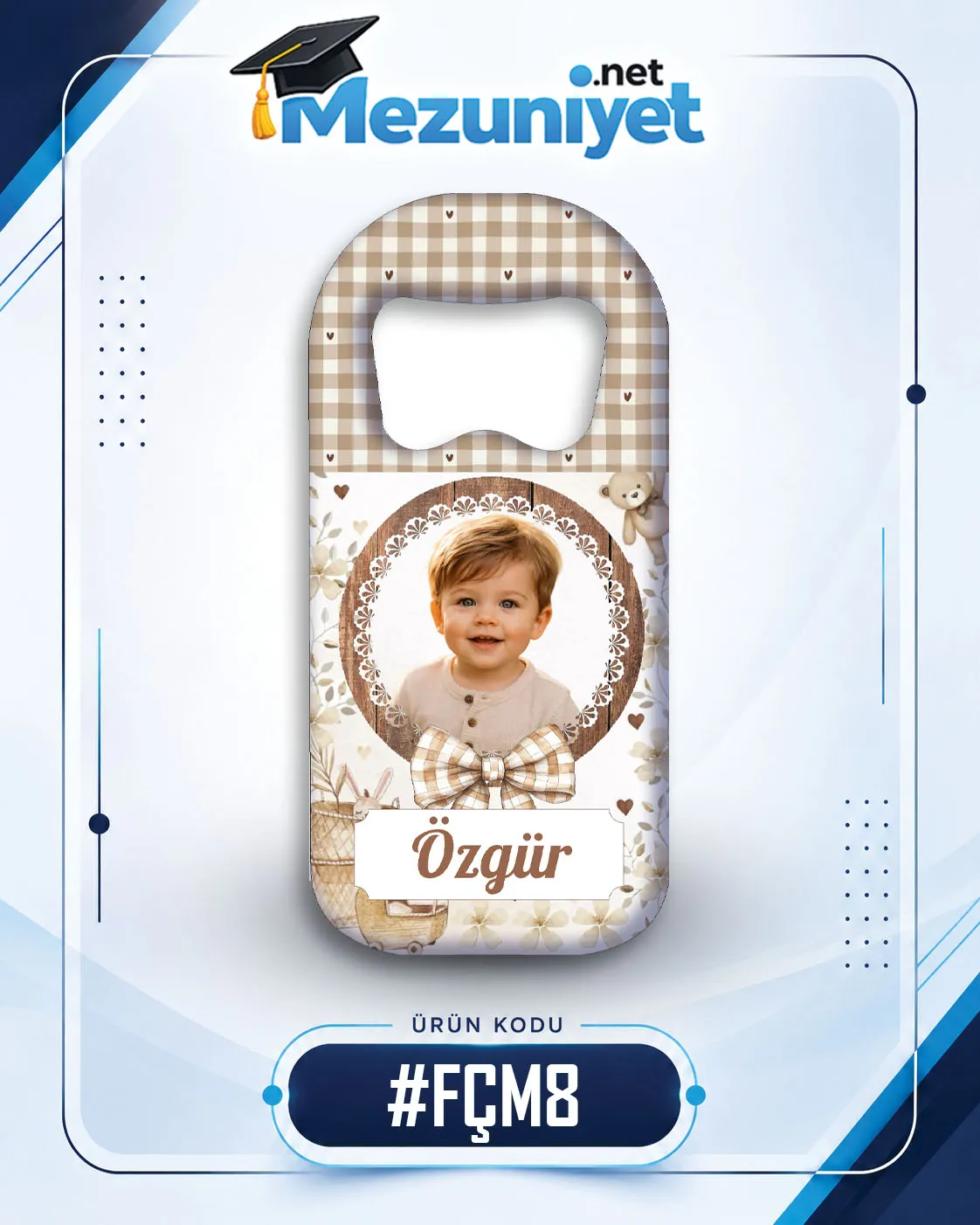 Fotoğraflı Açacak Magnetleri - FÇM8 - Mezuniyet.Net