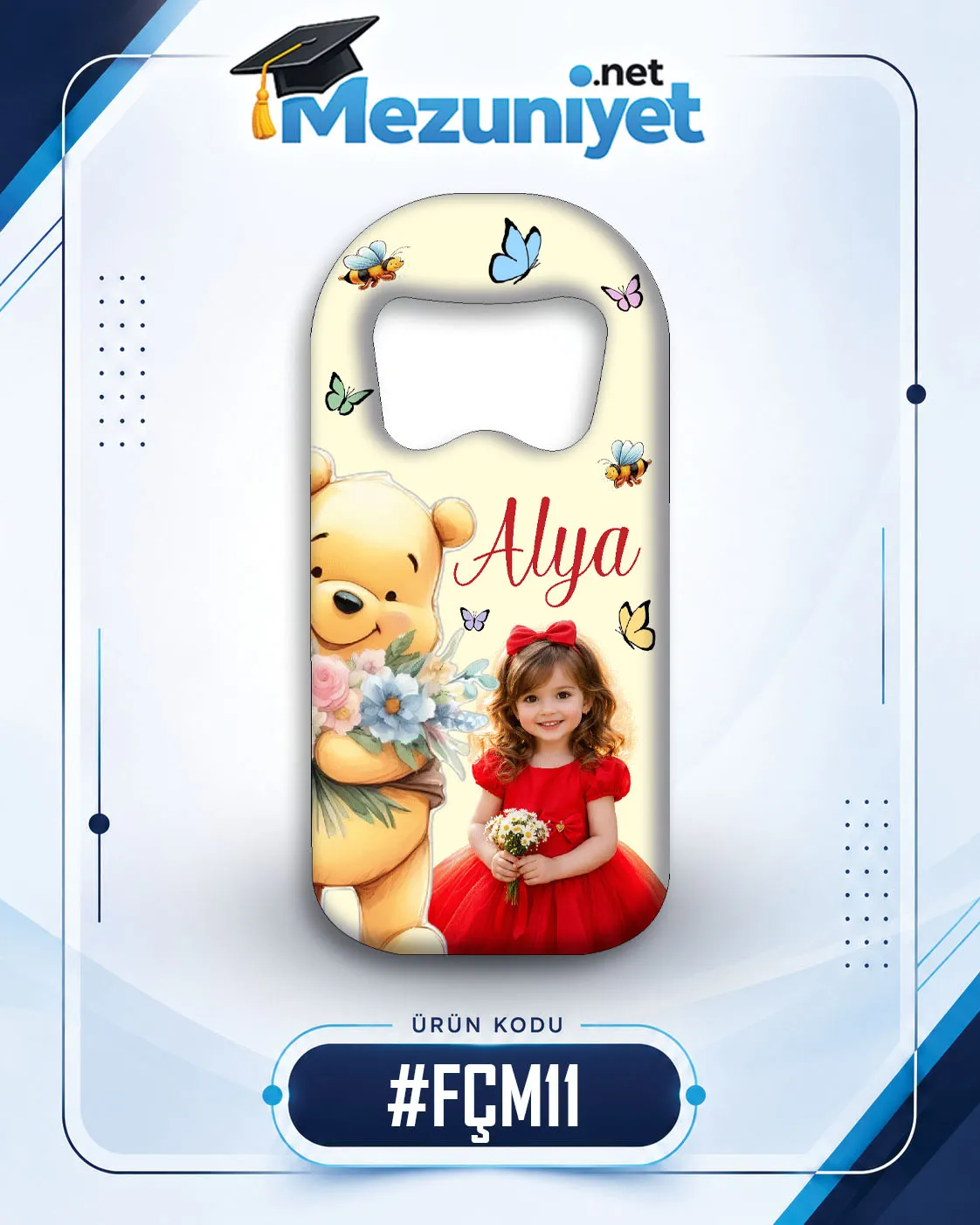 Fotoğraflı Açacak Magnetleri - FÇM11 - Mezuniyet.Net