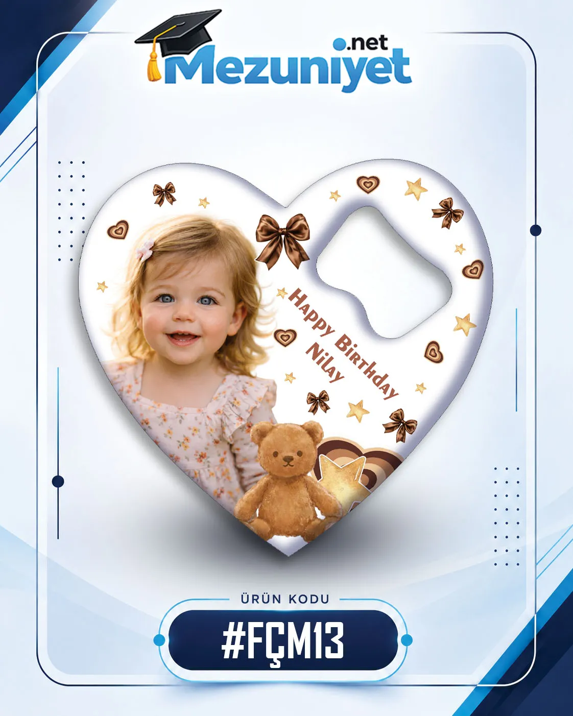 Fotoğraflı Açacak Magnetleri - FÇM13 - Mezuniyet.Net