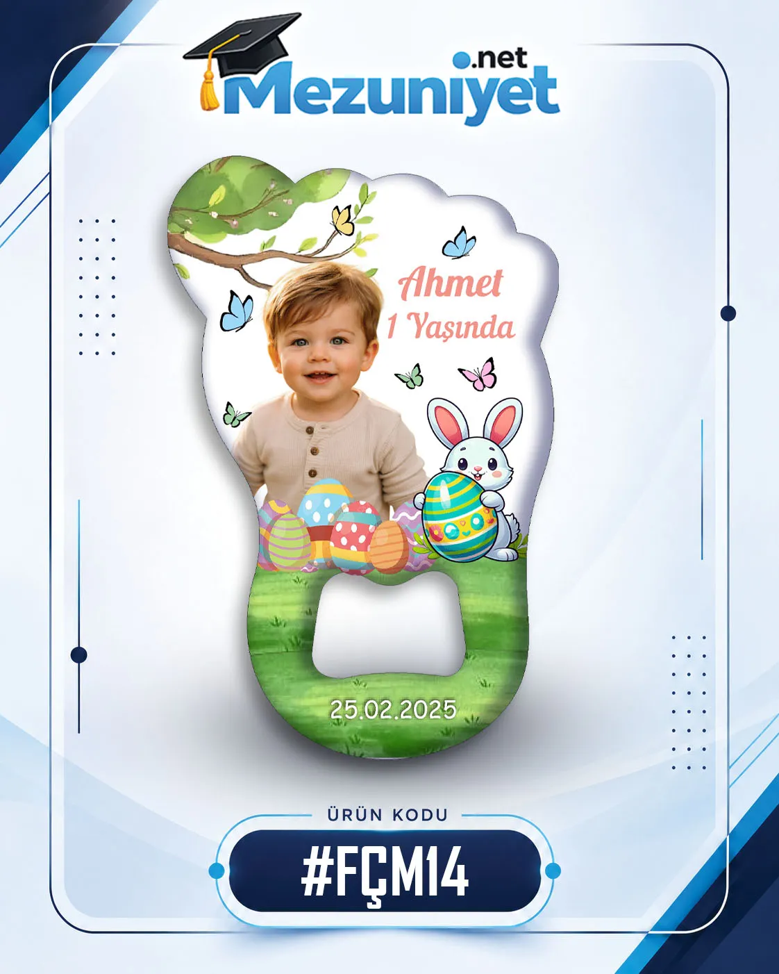 Fotoğraflı Açacak Magnetleri - FÇM14 - Mezuniyet.Net