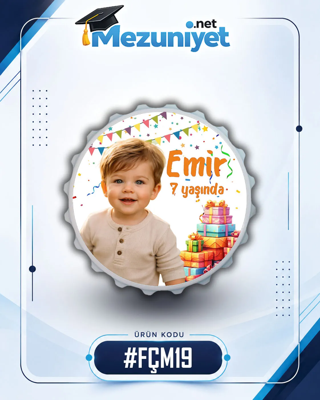 Fotoğraflı Açacak Magnetleri - FÇM19 - Mezuniyet.Net