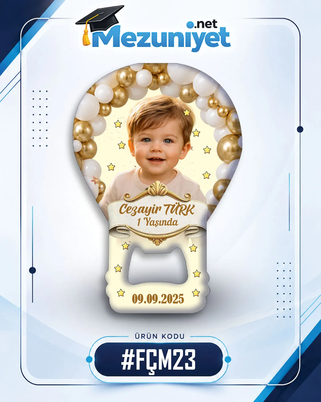 Fotoğraflı Açacak Magnetleri - FÇM23 - Mezuniyet.Net