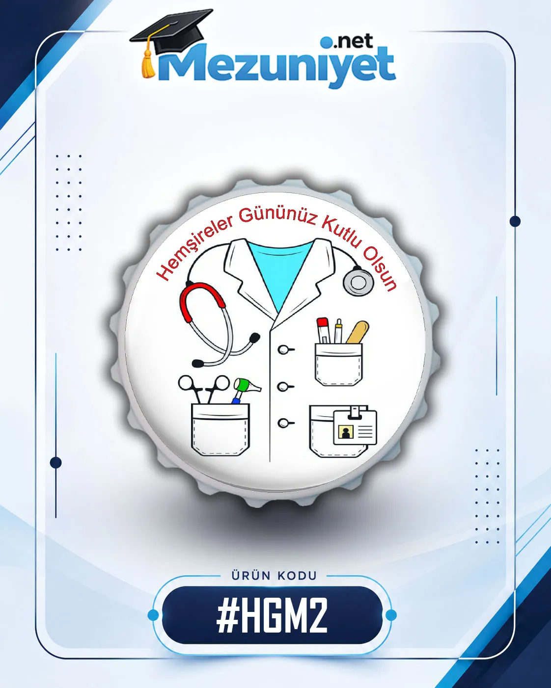Hemşireler Günü Magnetleri - HGM2 - Mezuniyet.Net