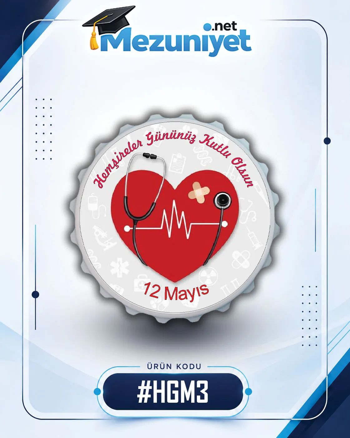 Hemşireler Günü Magnetleri - HGM3 - Mezuniyet.Net