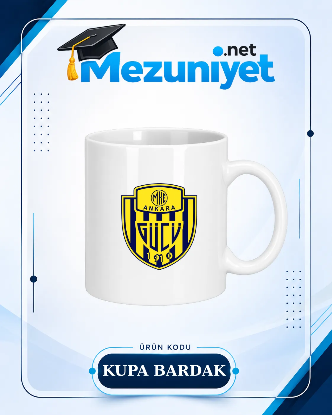 Kupa Bardak - Ankaragücü Baskılı - Mezuniyet.Net