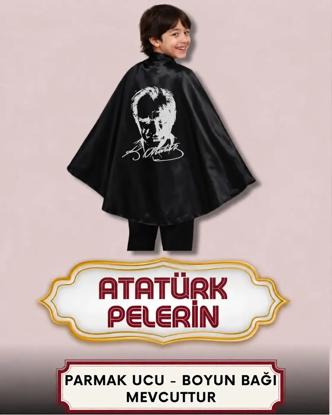 Atatürk Baskılı Pelerin - Mezuniyet.Net