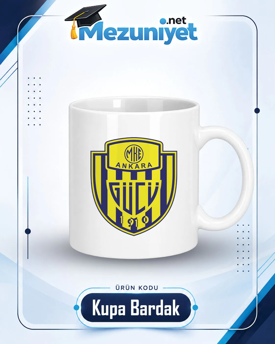 Kupa Bardak - Ankaragücü Baskılı - Mezuniyet.Net