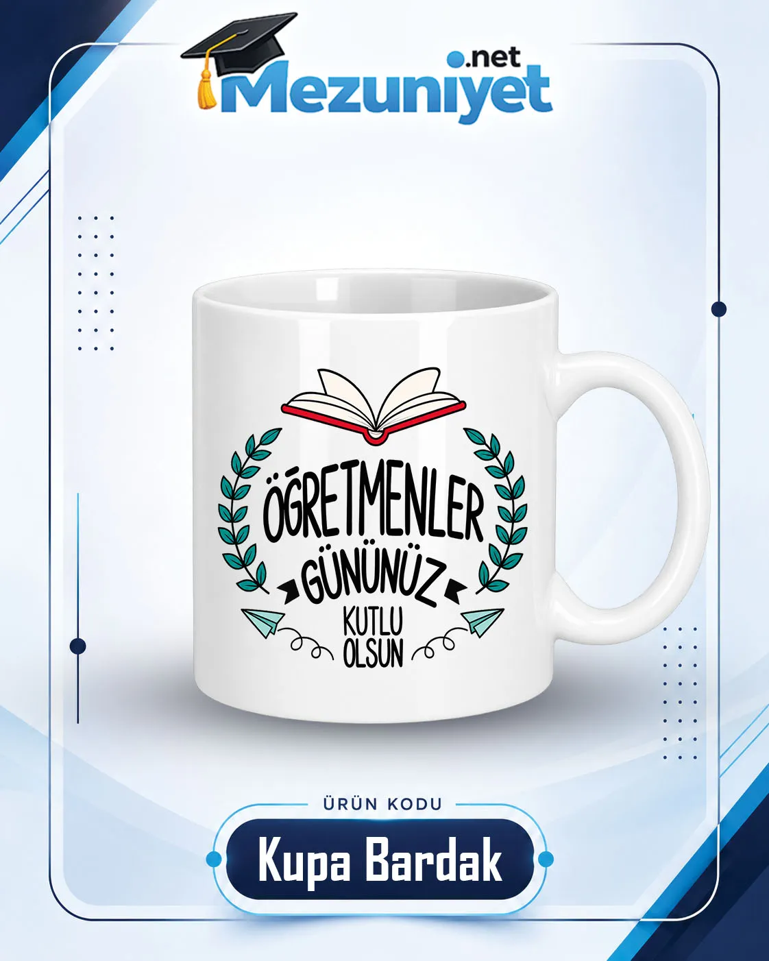 Kupa Bardak - Öğretmenler Günü Baskılı - Mezuniyet.Net
