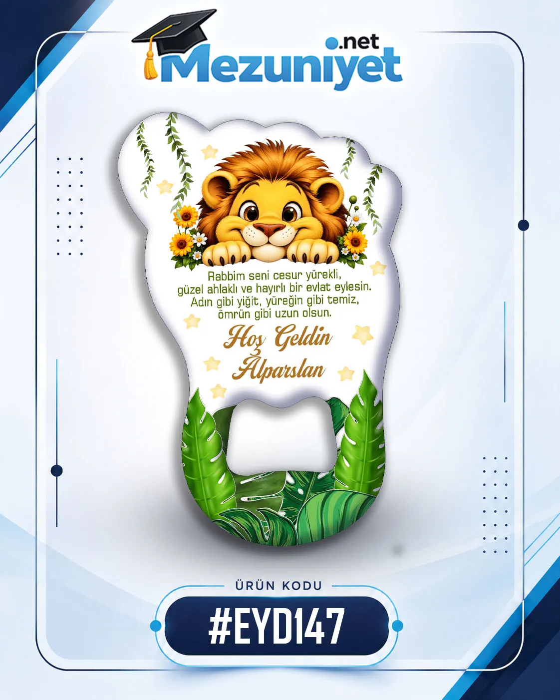 Erkek Yeni Doğan Magnetleri - EYD147 - Mezuniyet.Net