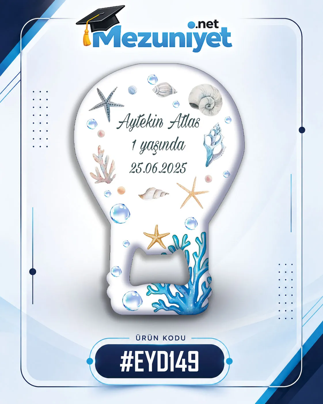 Erkek Yeni Doğan Magnetleri - EYD149 - Mezuniyet.Net