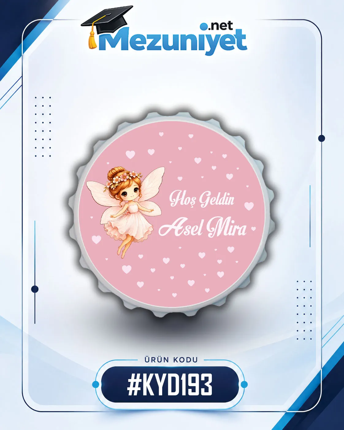 Kız Yeni Doğan Magnetleri - KYD193 - Mezuniyet.Net