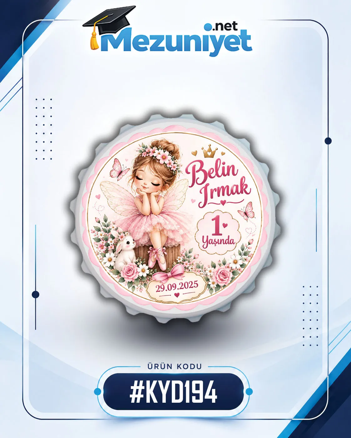 Kız Yeni Doğan Magnetleri - KYD194 - Mezuniyet.Net