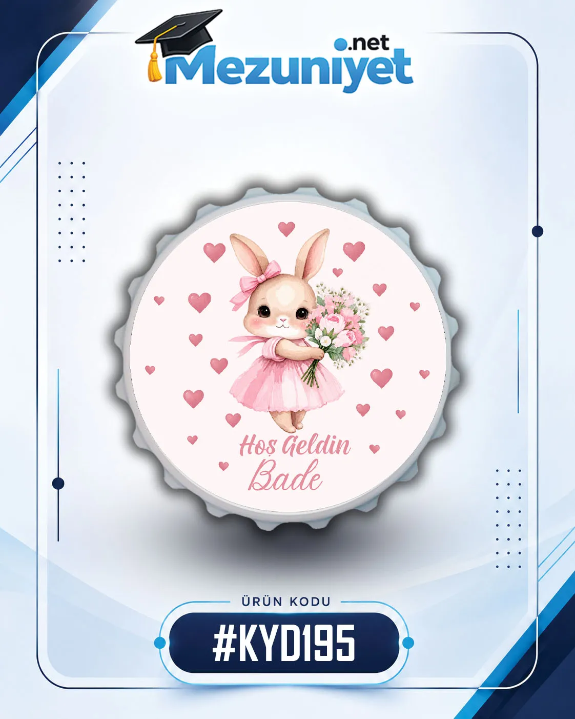 Kız Yeni Doğan Magnetleri - KYD195 - Mezuniyet.Net
